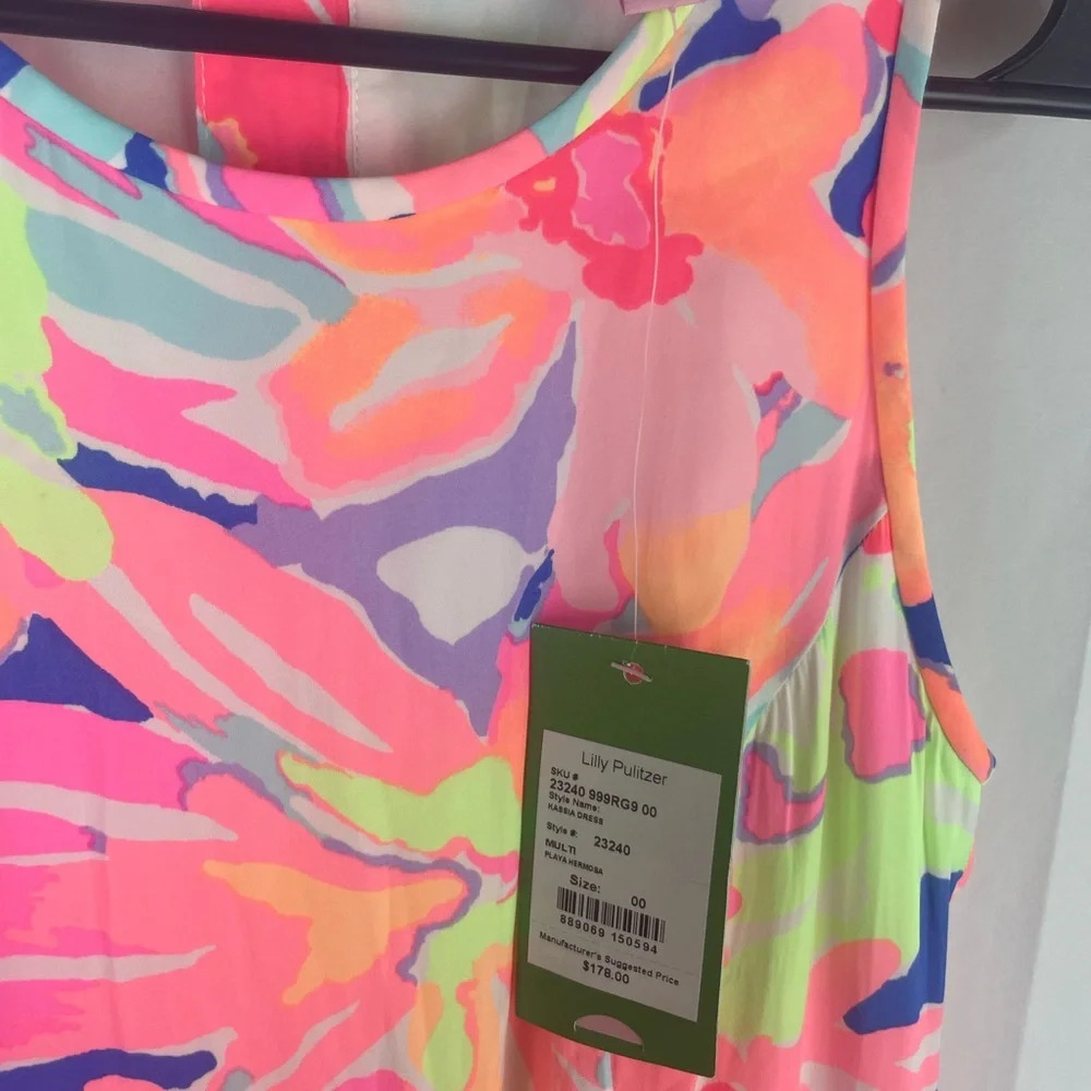 NWT Lilly Pulitzer  Kassia Dress Playa Hermosa Sz 00 - Picture 6 of 15